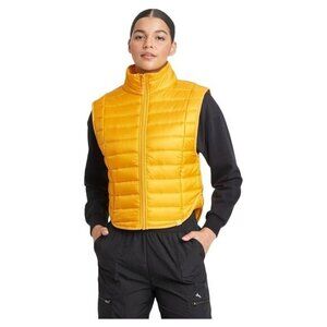 JoyLab Women's Yellow Quilted Puffer Vest NWT